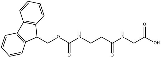 Fmoc-β-Ala-Gly-OH HPLC 99%+ Fase Liquida per Sintesi Peptidica CAS 133368-47-5