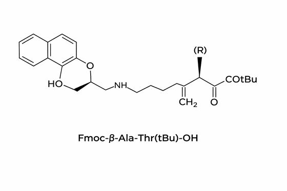 Fmoc-β-Ala-Thr ((tBu) -OH dipeptide blocco di costruzione per SPPS